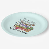 Geen ding zo veel boeken papieren bordje (Gekanteld)