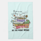 Geen ding zo veel boeken theedoek (Verticaal)