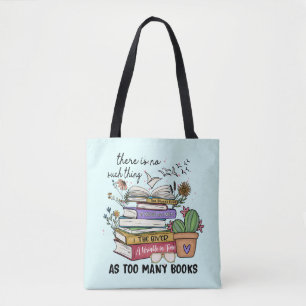 Geen ding zo veel boeken tote bag