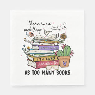 Geen Dingen Als Te Veel Boeken Servet