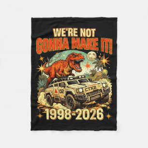 Geen dino meme matching familie vakantie gaan make fleece deken