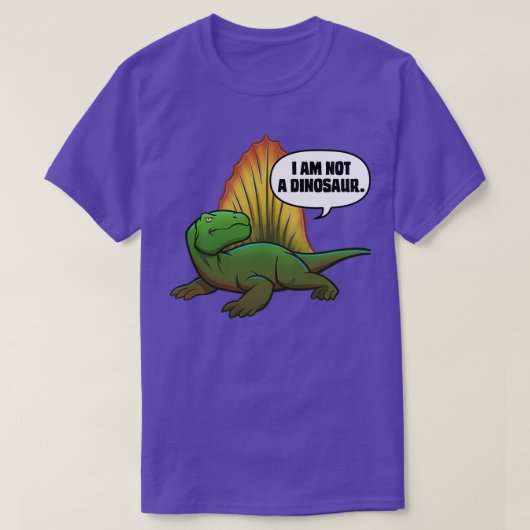 Geen Dinosaur Dimetrodon T-shirt (Design voorkant)