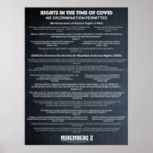 "Geen discriminatie" Mensenrechten groot Poster (Voorkant)