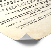 "Geen discriminatie" Mensenrechten X Klein Poster (Hoek)