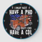 Geen doctoraat, maar ik heb een "CDL" patriottisch Grote Klok (Voorkant)