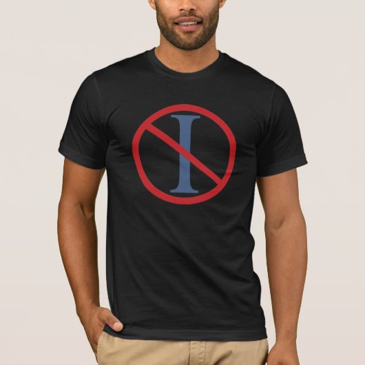 Geen documenten - Black T-Shirt (Voorkant)