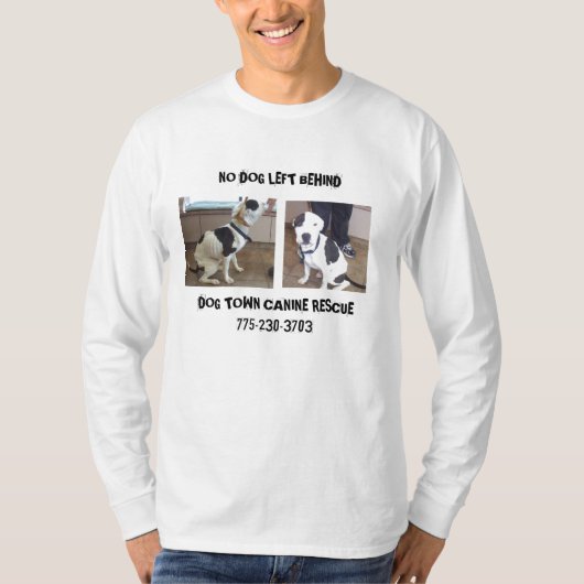 GEEN DOG ACHTER V.2 T-SHIRT (Voorkant)