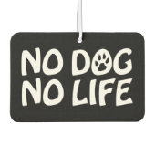 GEEN DOG GEEN LEVENSLUITVESTER LUCHTVERFRISSER (Voorkant)