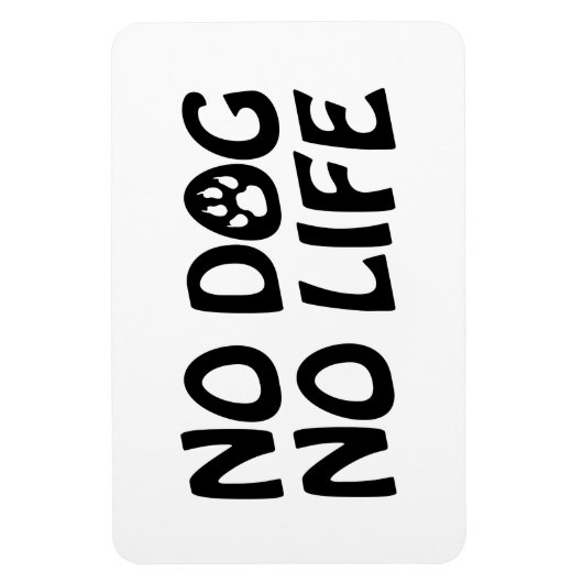 GEEN DOG MAGNEET (Verticaal)