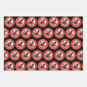 Geen Dog Poop Poo Sign Novelty Inpakpapier Vel (Voorkant 2)