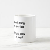 Geen domme vraag? koffiemok (Center)