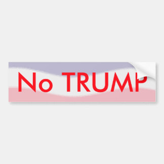 Geen Donald Trump Bumpersticker