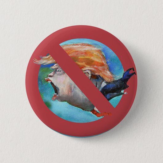 Geen Donald Trump Button ook bekend als "The Botto (Voorkant)