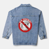 Geen Donald Trump Denim Jacket (Achterkant)