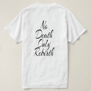 Geen dood alleen wedergeboorte HEREN VALUE T-SHIRT