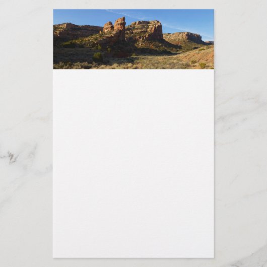 Geen doorgang Canyon Colorado Nationaal Monument Briefpapier (Voorkant)
