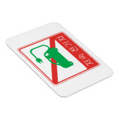 Geen doorgang voor NEVs Koreaans verkeersbord Magneet (Rechterzijde)