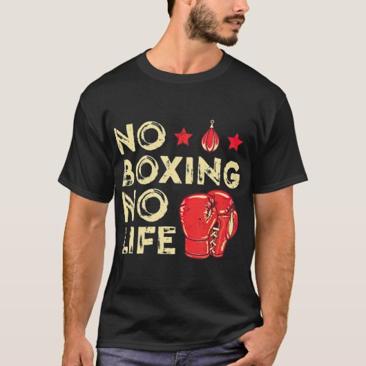 Geen doos voor de boxer voor mannen t-shirt (Voorkant)