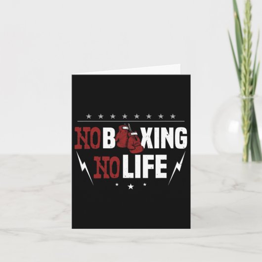 Geen doos voor een boxer kaart (Voorkant)