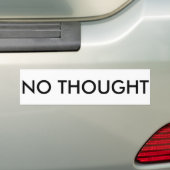 GEEN DOUDE Bumpersticker (Op auto)