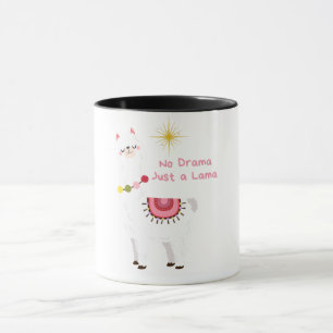 Geen drama, alleen een lama mok