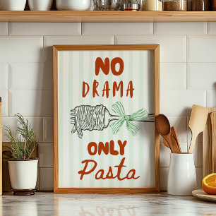 Geen Drama Alleen Pasta Poster