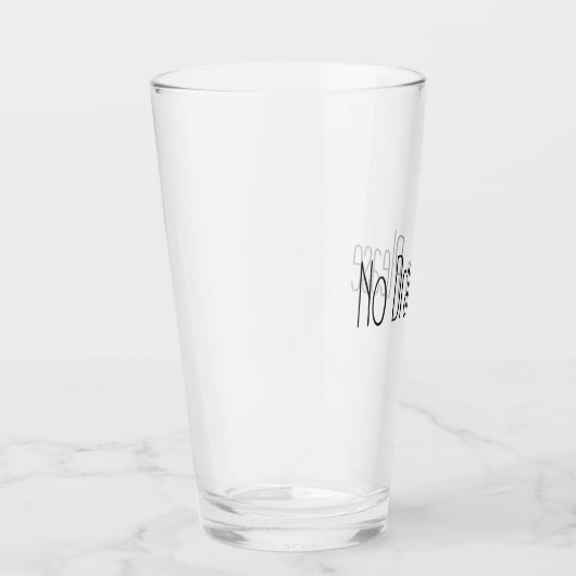 Geen drama alstublieft glas (Rechts)