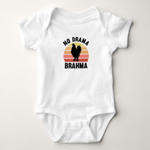 Geen Drama Brahma Chickens Rooster Chicken Oreders Romper