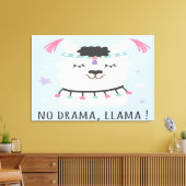 Geen Drama Canvas Afdruk (Insitu (Woonkamer))
