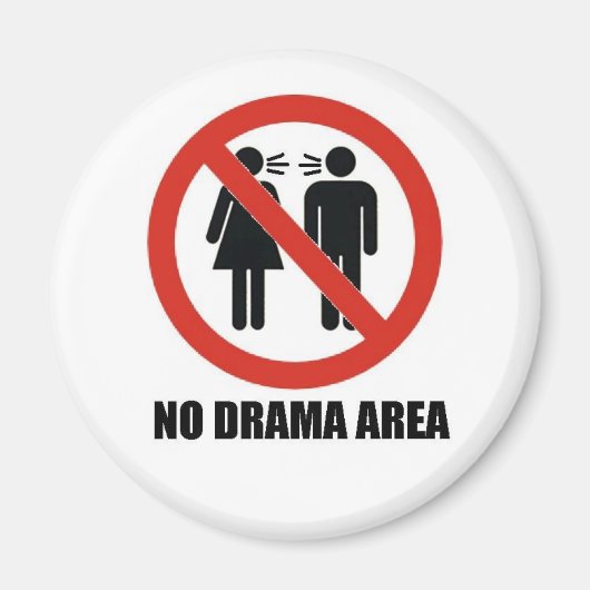 Geen drama gebied magneet (Voorkant)