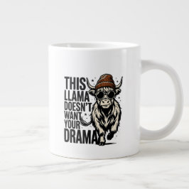 geen drama, gewoon een lama mok