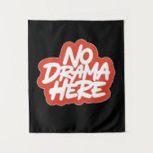 Geen drama hier wandkleed (Voorkant)