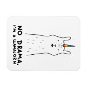 Geen drama, ik ben een Llamacorn Magneet (Horizontaal)