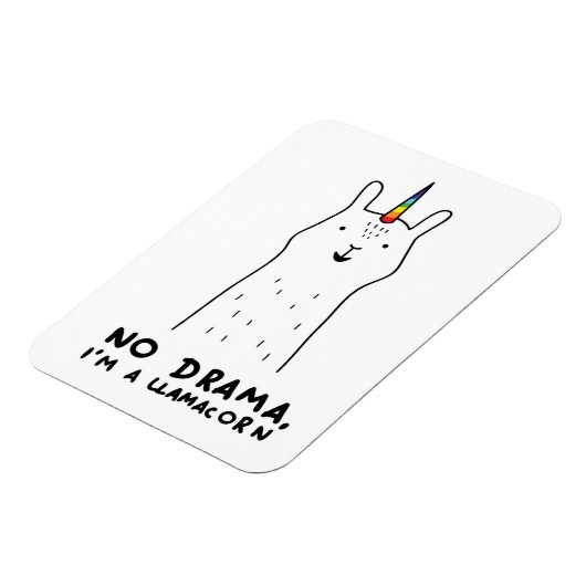 Geen drama, ik ben een Llamacorn Magneet (Linkerzijde)