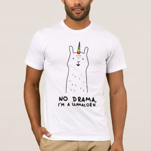 Geen drama, ik ben een Llamacorn T-shirt