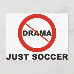 Geen Drama Just Soccer Briefkaart