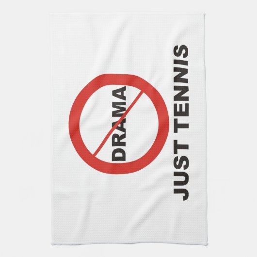 Geen Drama Just Tennis Theedoek (Verticaal)