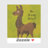 Geen Drama Laama Sticker (Vel)