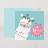 Geen Drama Lama Feestdagenkaart (Voorkant / Achterkant)