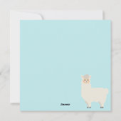 Geen Drama Lama Feestdagenkaart (Achterkant)