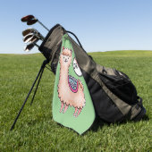 Geen Drama Lama Golfhanddoek (Groen)