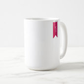 Geen Drama Lama illustratie Monogram Koffiemok (Voorkant rechts)