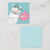 Geen Drama Lama Notitiekaartje (Voorkant / Achterkant)