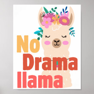 Geen drama lama poster