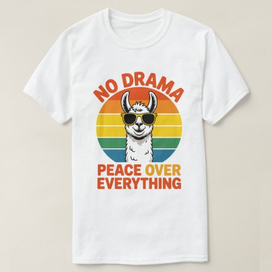 Geen Drama Lama T-shirt (Design voorkant)