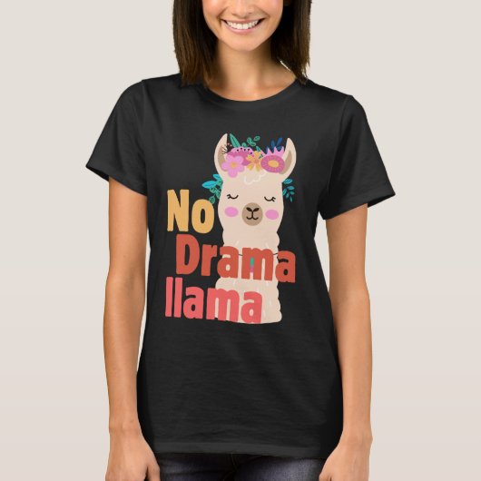 Geen drama lama T-shirt (Voorkant)