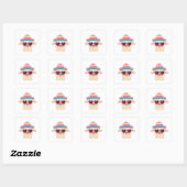Geen Drama Lama Vierkante Sticker (Vel)