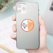 Geen drama lama (warm) sticker (Telefoon)