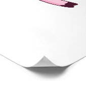 Geen Drama LLama BRUID Funny Trouwen Bruidsfeestje Poster (Hoek)