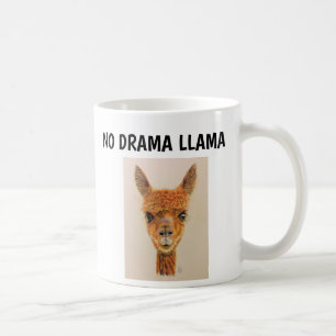 GEEN DRAMA LLAMA Coffee Mugs Koffiemok